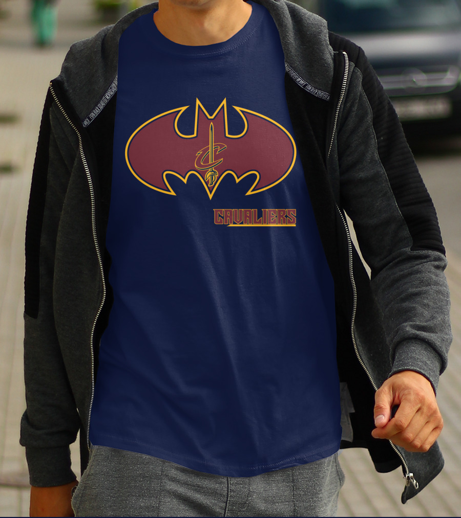 Cleveland Cavaliers Batman Logo Cavaliers T-Shirt