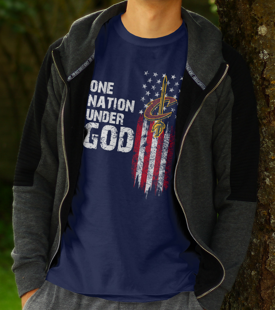 One Nation Under God Cleveland Cavaliers T-Shirt