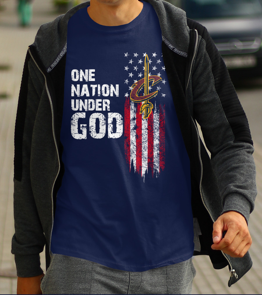 One Nation Under God Cleveland Cavaliers T-Shirt