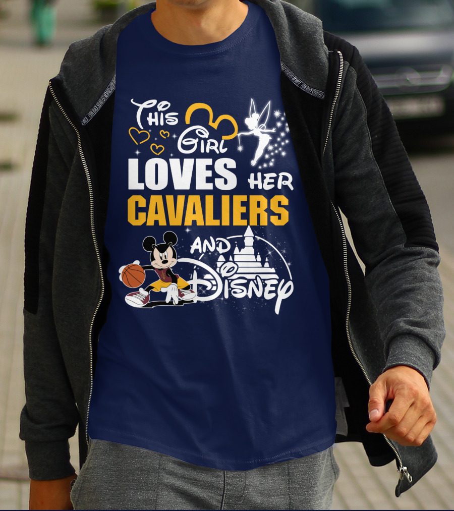 This Girl Loves Her Cavaliers And Disney T-Shirt