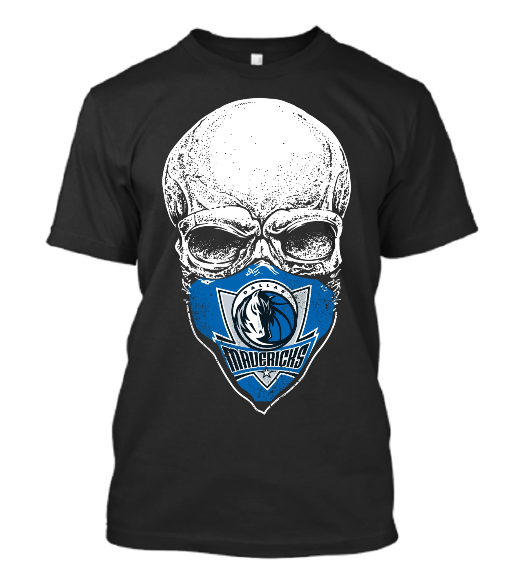 Dallas Mavericks Skull Mask T-Shirt