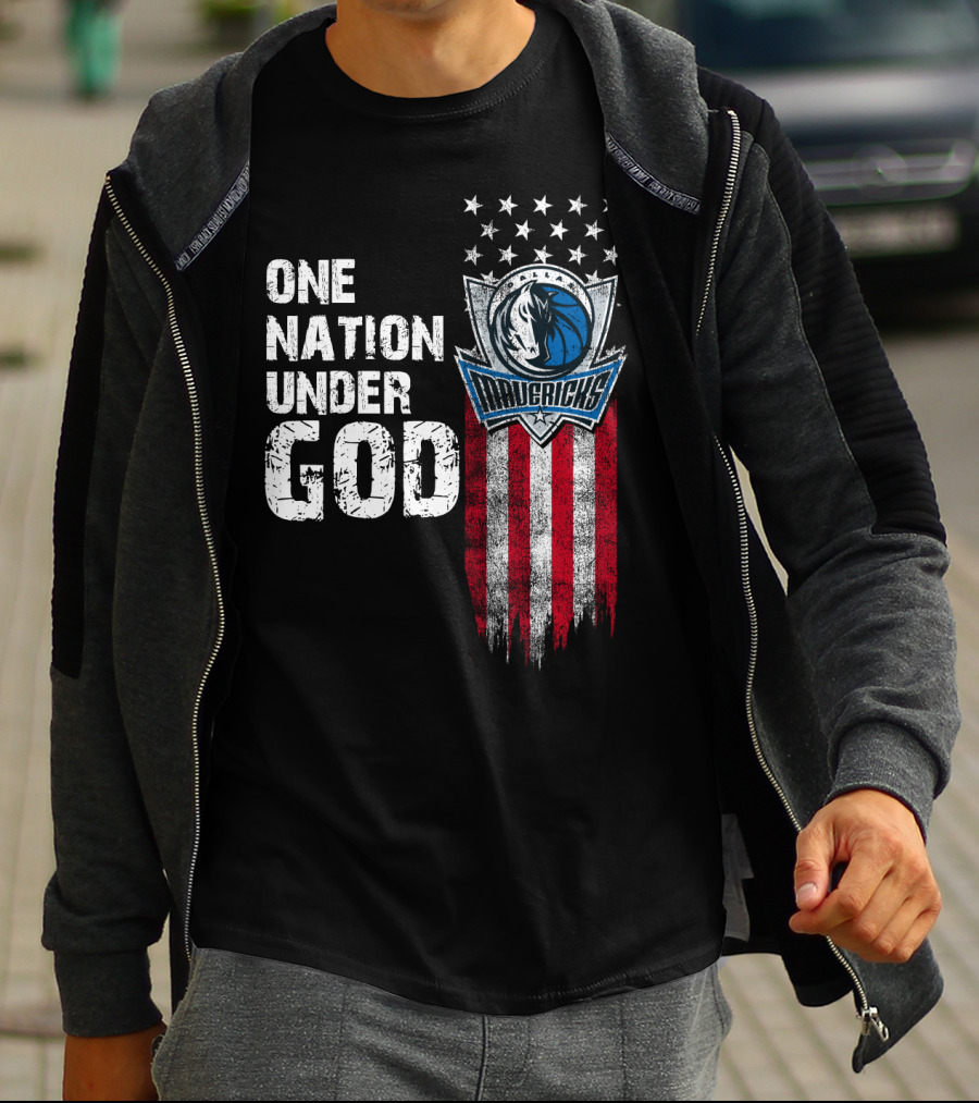 One Nation Under God Dallas Mavericks T-Shirt