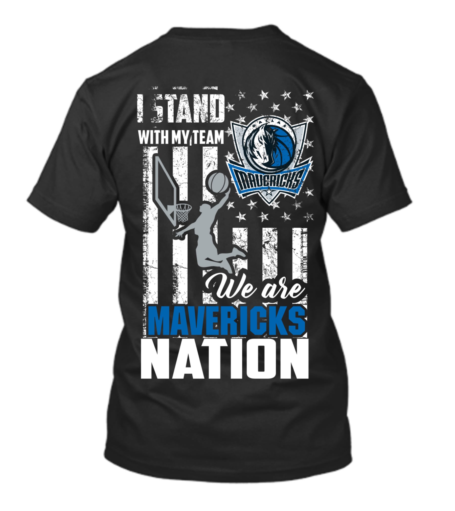I Stand With My Team We Are Mavericks Nation Dallas Mavericks T-Shirt
