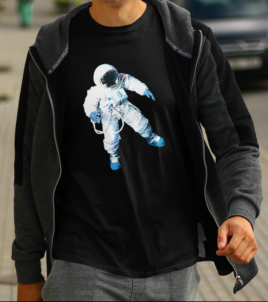 Astro 1015248 Astronaut Floating Spacesuit T-Shirt