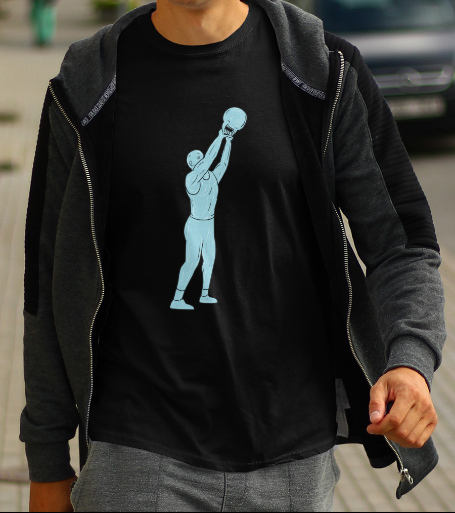 Kettlebell Swing Athlete Fitness Workout T-Shirt