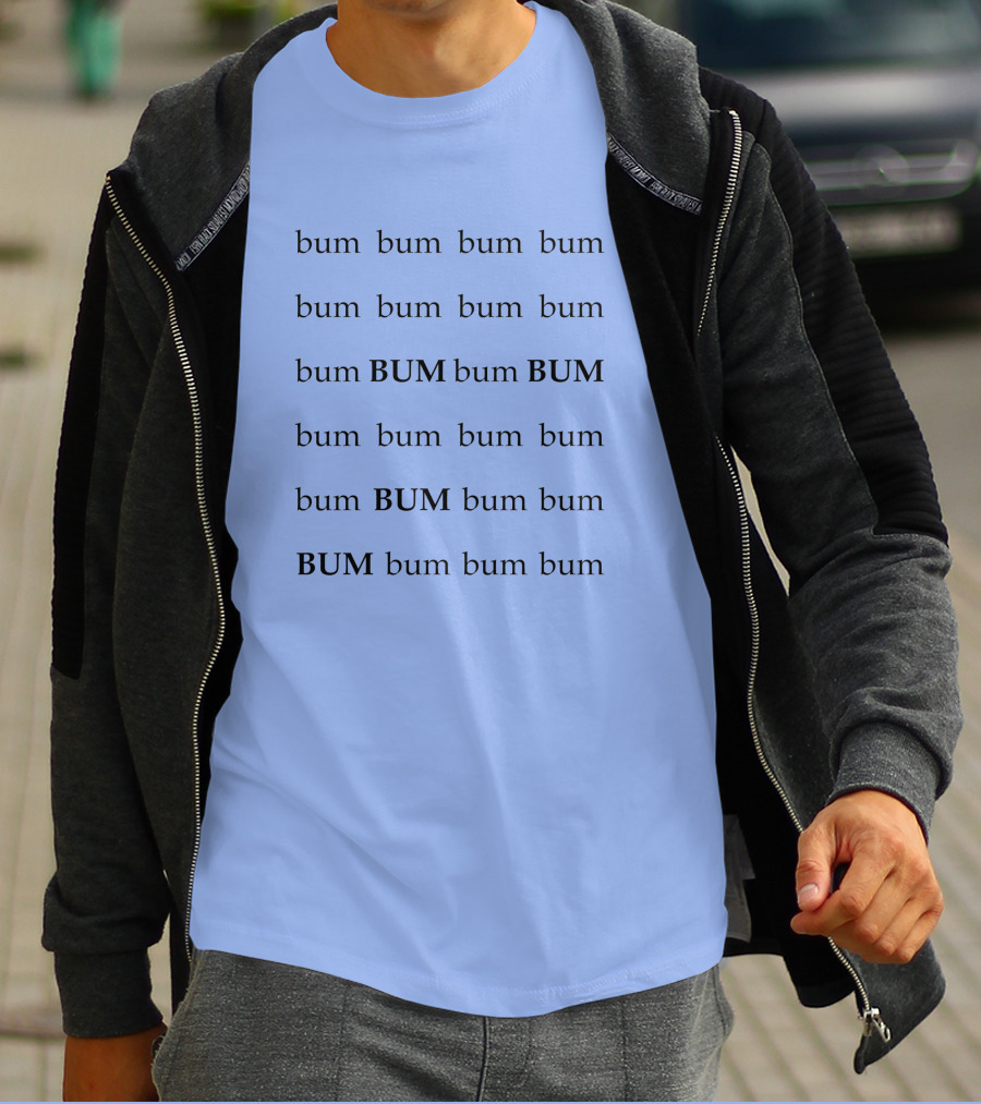 All The Single Ladies Bum Bum Bum T-Shirt