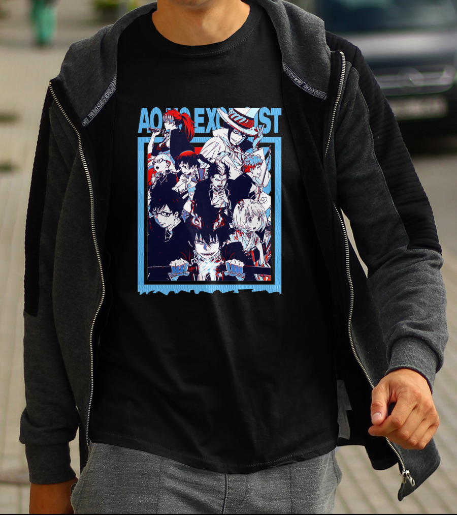 Ao No Exorcist 1477803 Anime Characters Collage T-Shirt