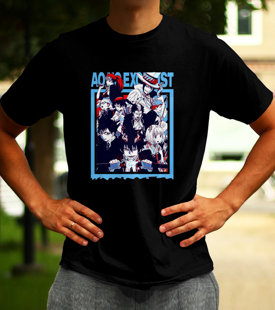 Ao No Exorcist 1477803 Anime Characters Collage T-Shirt