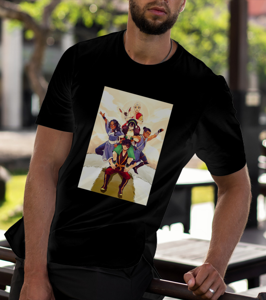 Avatar The Last Airbender Team Pyramid Clouds Sun 1367133 T-Shirt