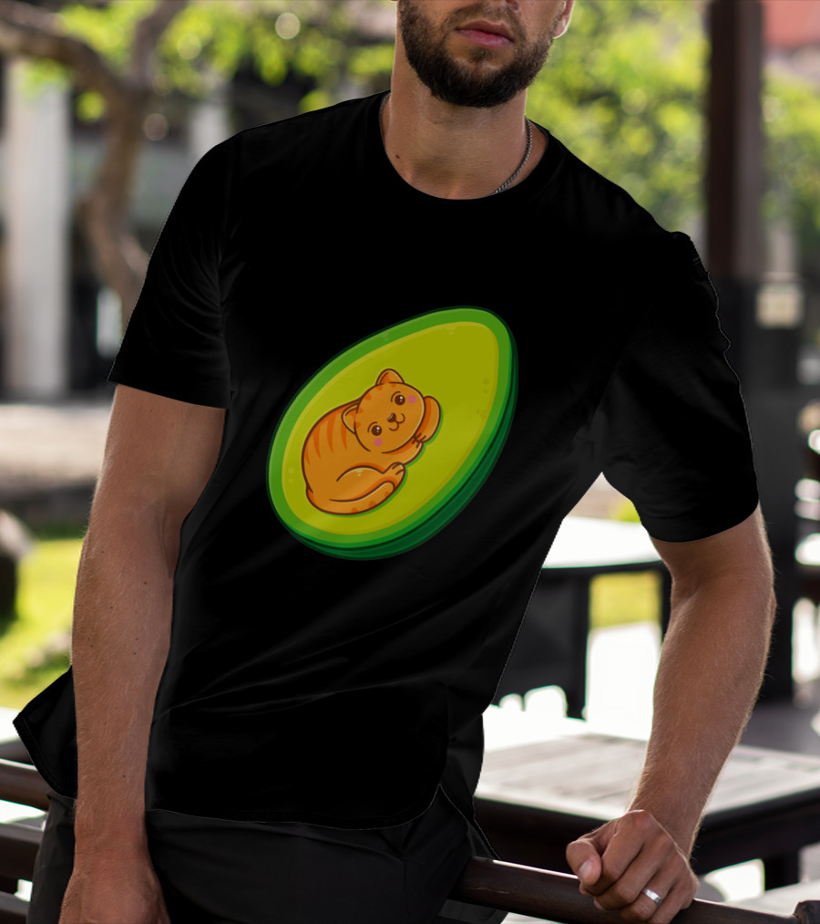 Avocato Cute Cat In Avocado 1635797 T-Shirt