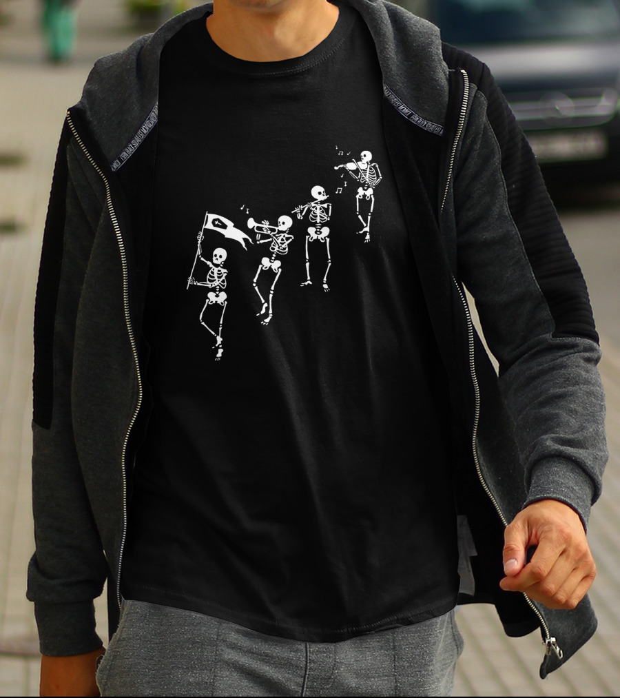 Bag O' Bones Boogie Skeleton Parade Music 1739405 T-Shirt