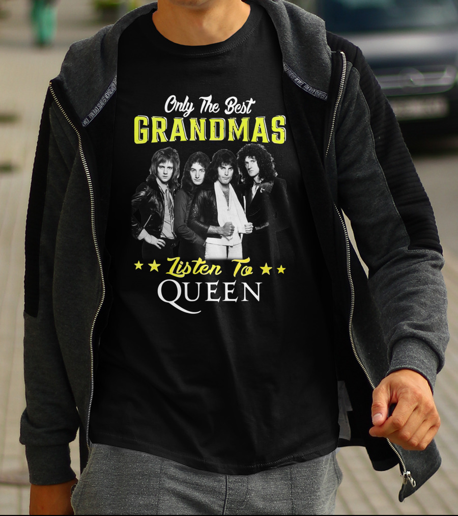 Only The Best Grandmas Listen To Queen T-Shirt
