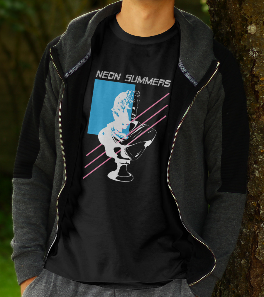 Neon Summers Apollo Bust T-Shirt