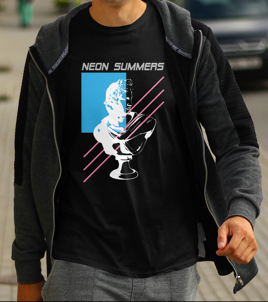 Neon Summers Apollo Bust T-Shirt