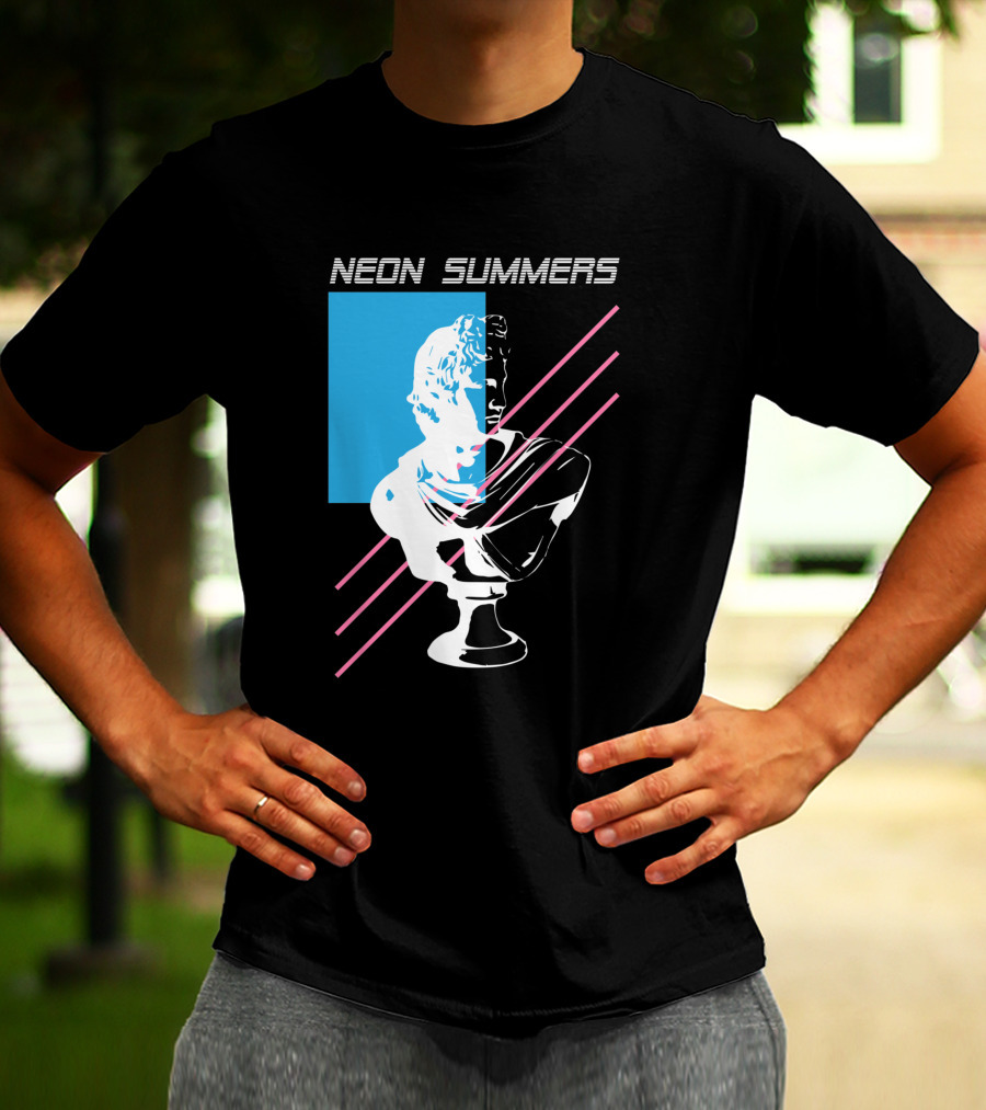 Neon Summers Apollo Bust T-Shirt