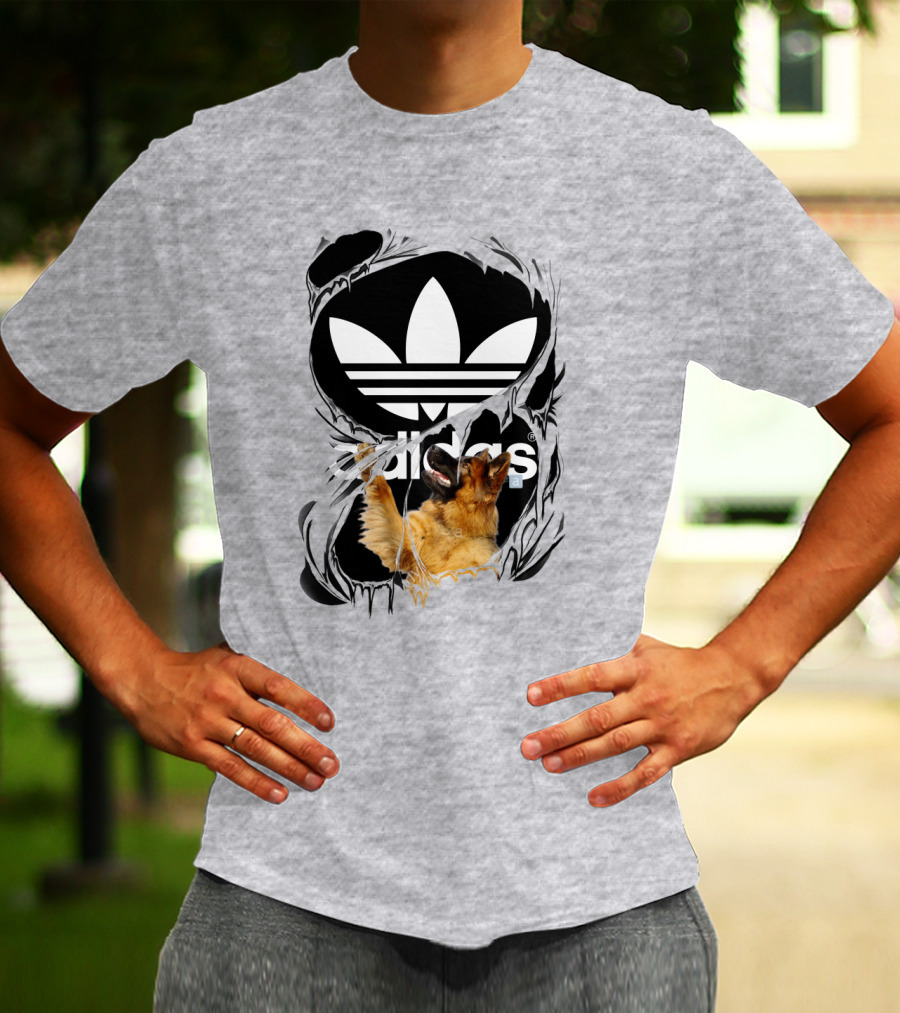German Shepherd Torn T-Shirt