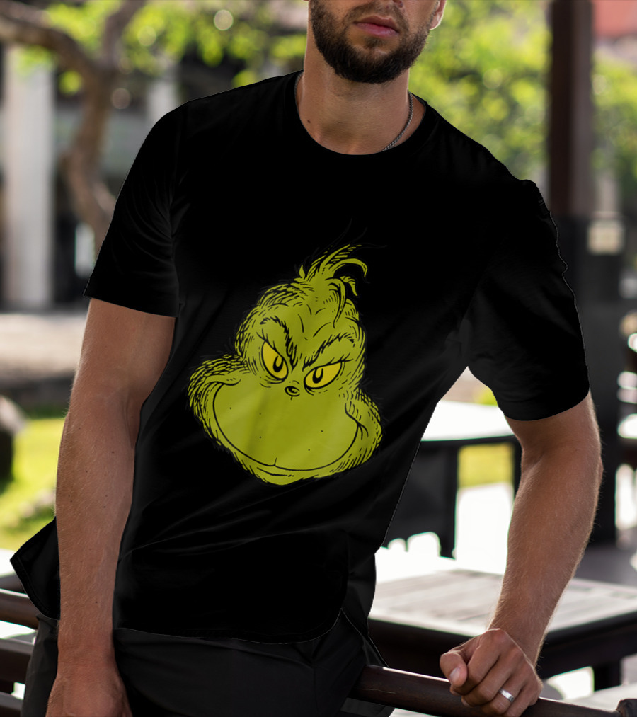 Dr Seuss Grinch Iconic Face Classic T-Shirt