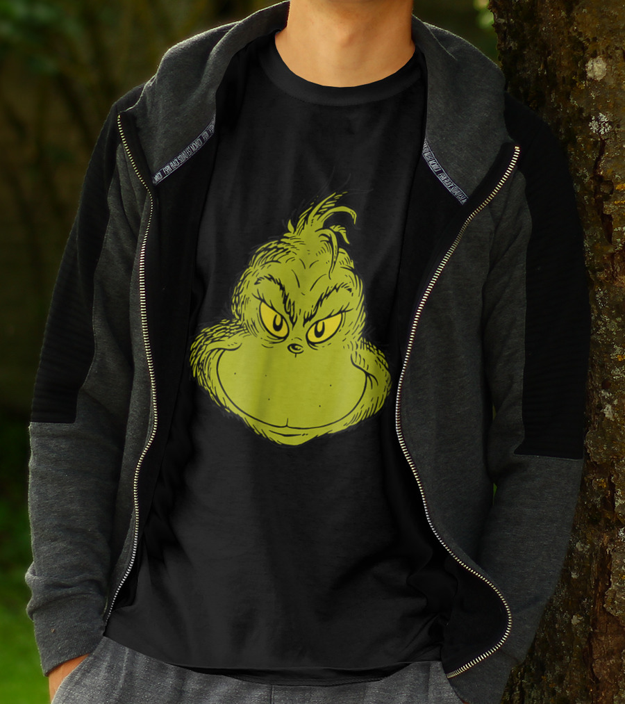 Dr Seuss Grinch Iconic Face Classic T-Shirt
