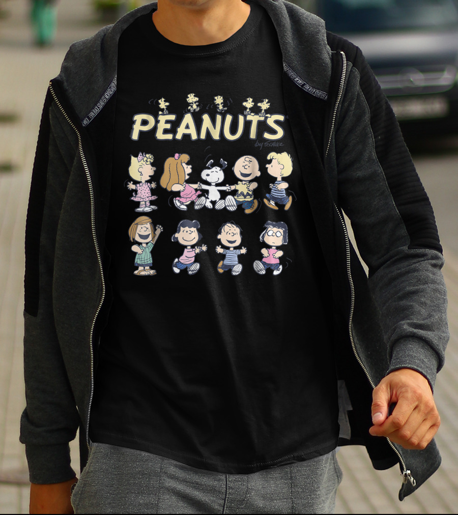 Peanuts Snoopy And Friends By Schulz T-Shirt