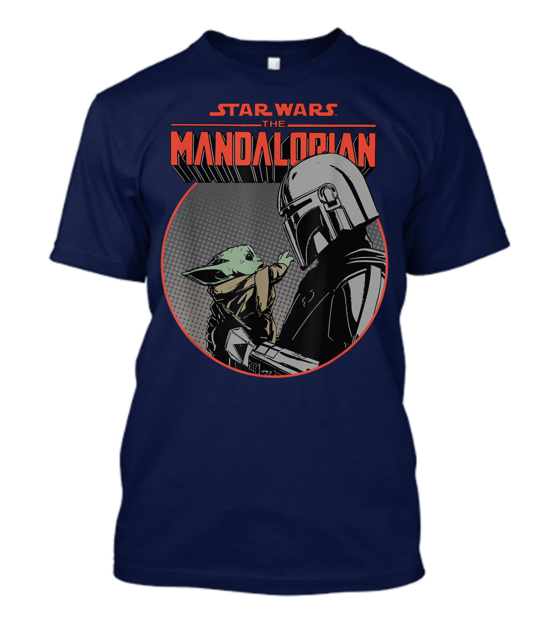 Star Wars The Mandalorian Mando And The Child Vintage Comic T-Shirt