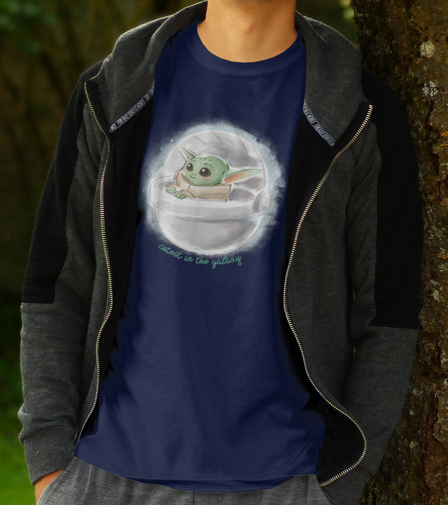 Star Wars The Mandalorian The Child Cutest In The Galaxy Floating Pod T-Shirt