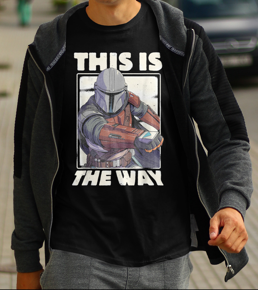 The Mandalorian This Is The Way Star Wars Action Pose T-Shirt