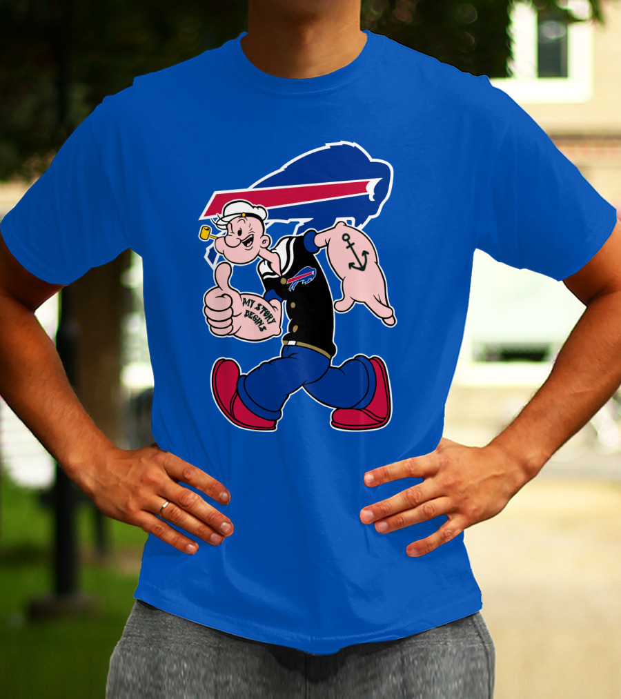 Buffalo Bills Popeye My Spirit Beanie T-Shirt