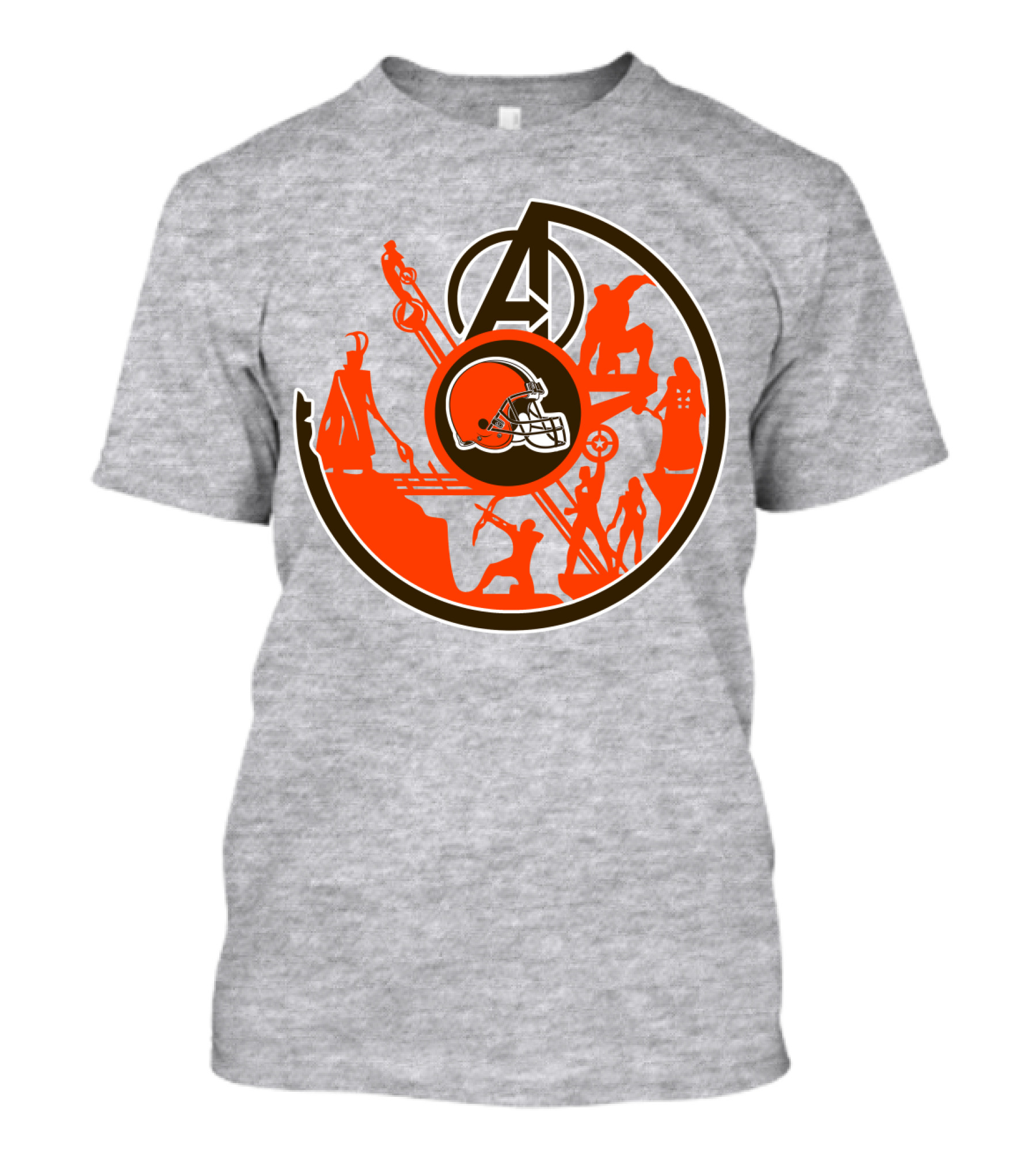 Cleveland Browns Avengers Mashup T-Shirt