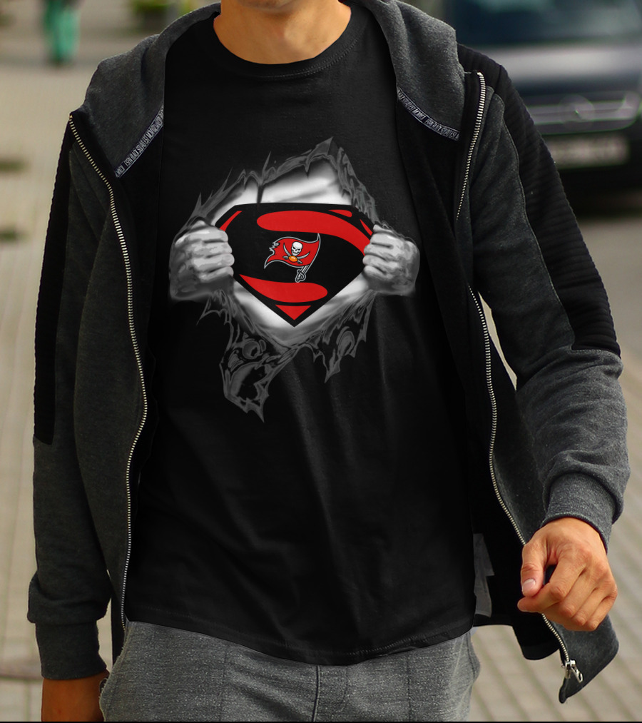 Superman Buccaneers Nfl T-Shirt