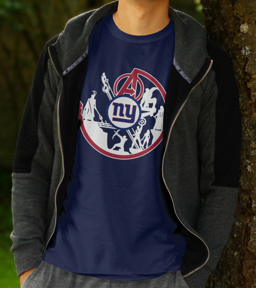 Ny Giants Avengers Crossover T-Shirt