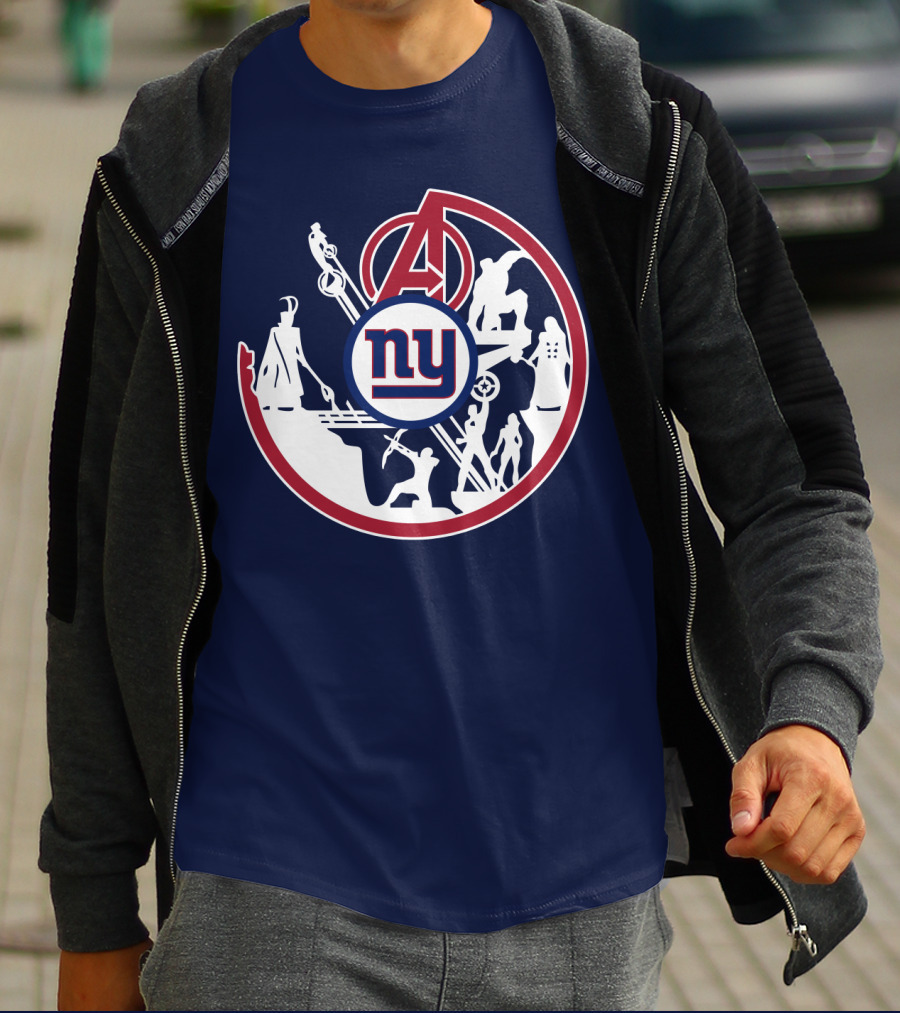 Ny Giants Avengers Crossover T-Shirt