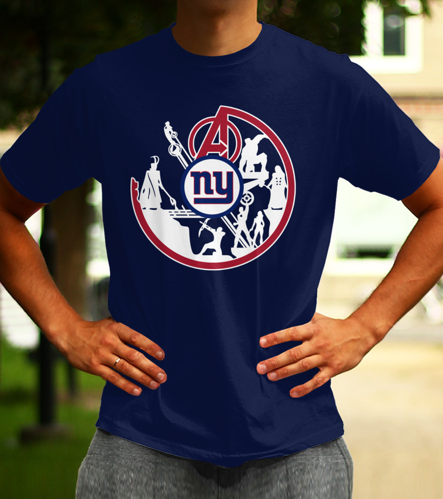 Ny Giants Avengers Crossover T-Shirt