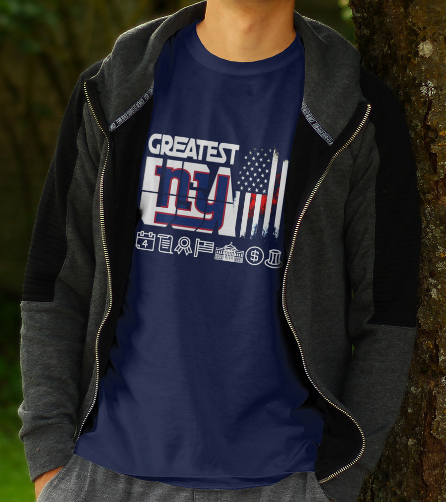 Greatest Ny American Icons And Symbols Collection T-Shirt