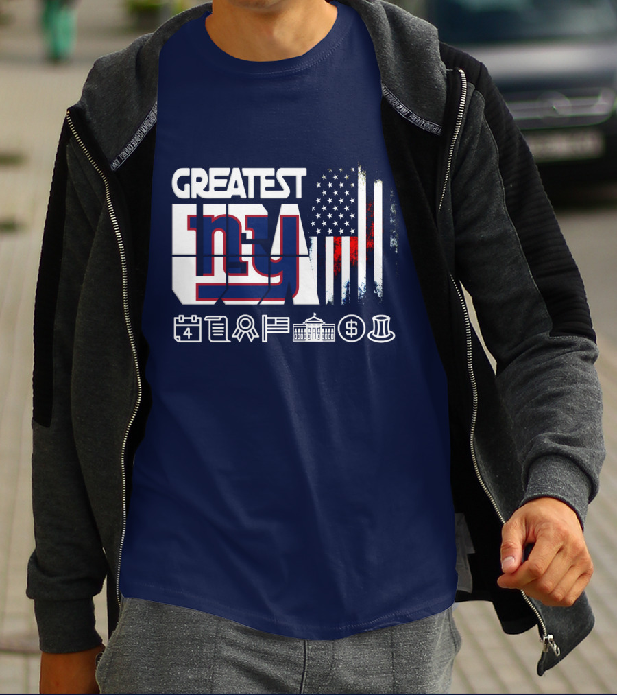 Greatest Ny American Icons And Symbols Collection T-Shirt