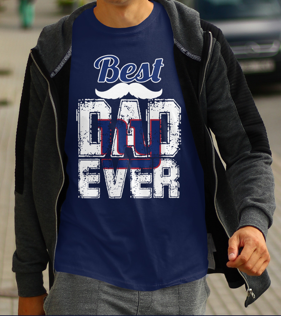 Best Dad Ever Giants T-Shirt