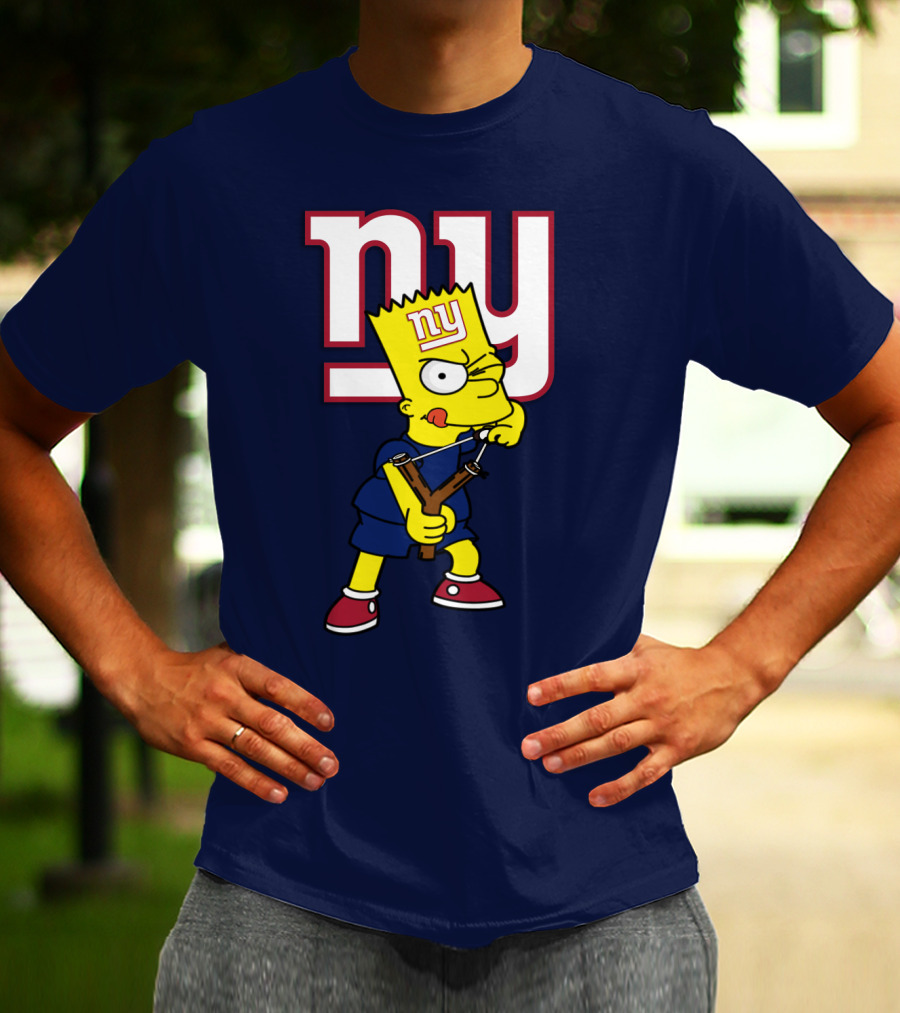 Ny Giants Bart Slingshot T-Shirt