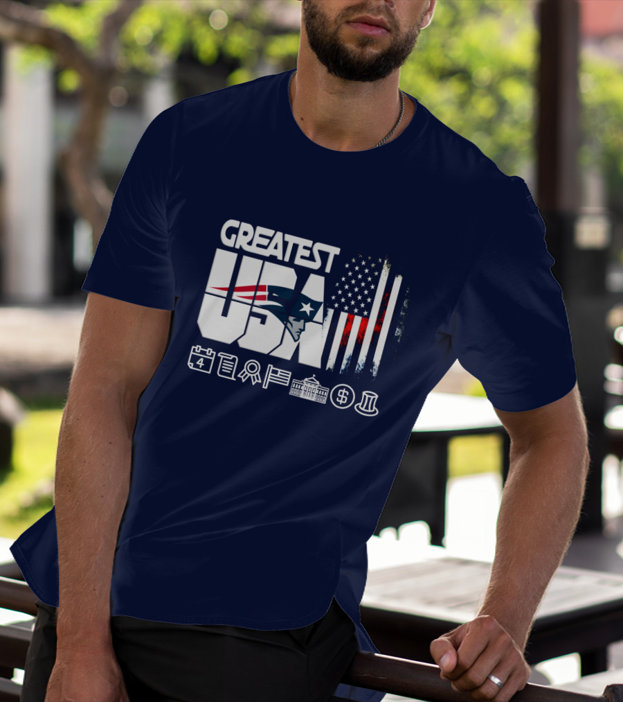 Greatest Usa New England Patriots American Icons T-Shirt
