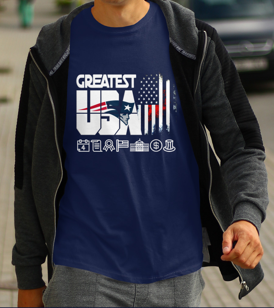 Greatest Usa New England Patriots American Icons T-Shirt