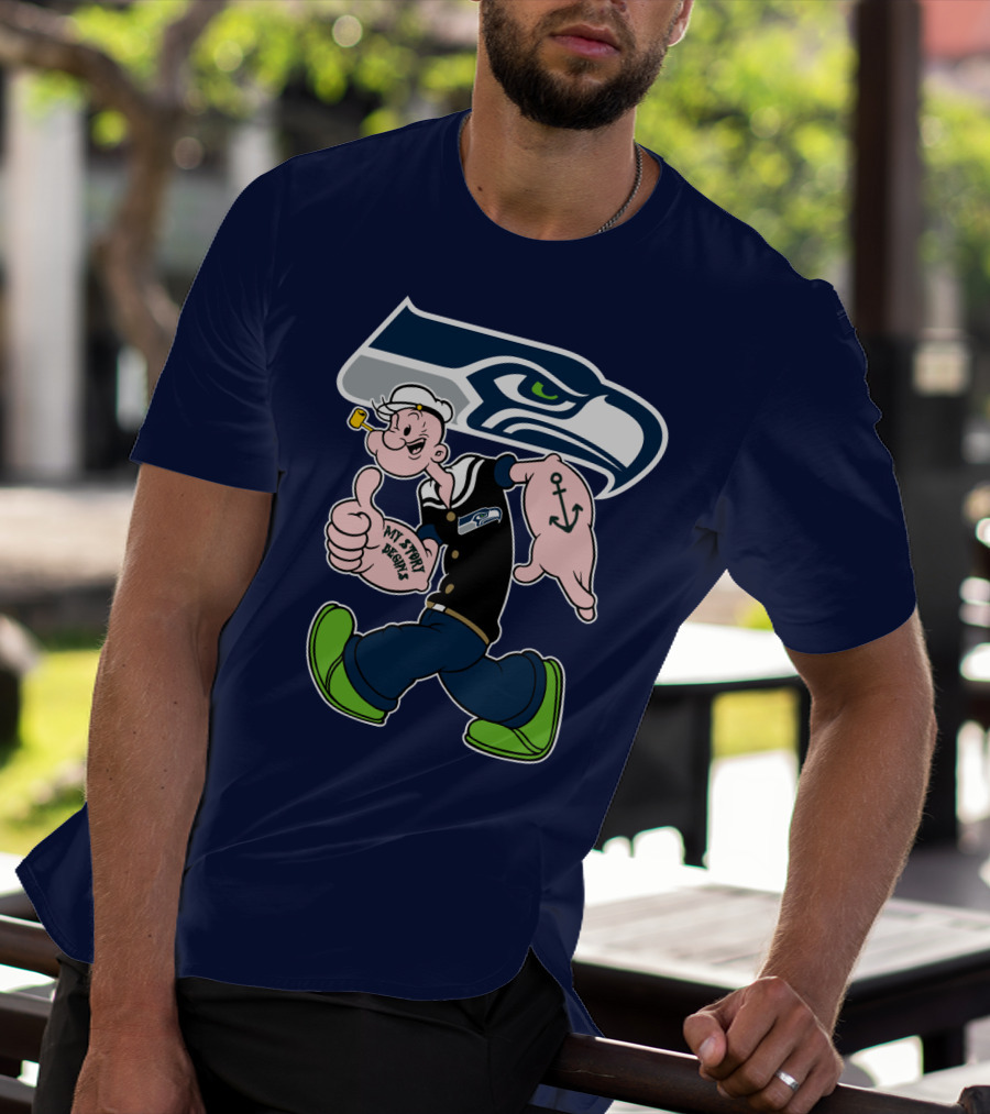 Seahawks Popeye My Jerry Bryant T-Shirt