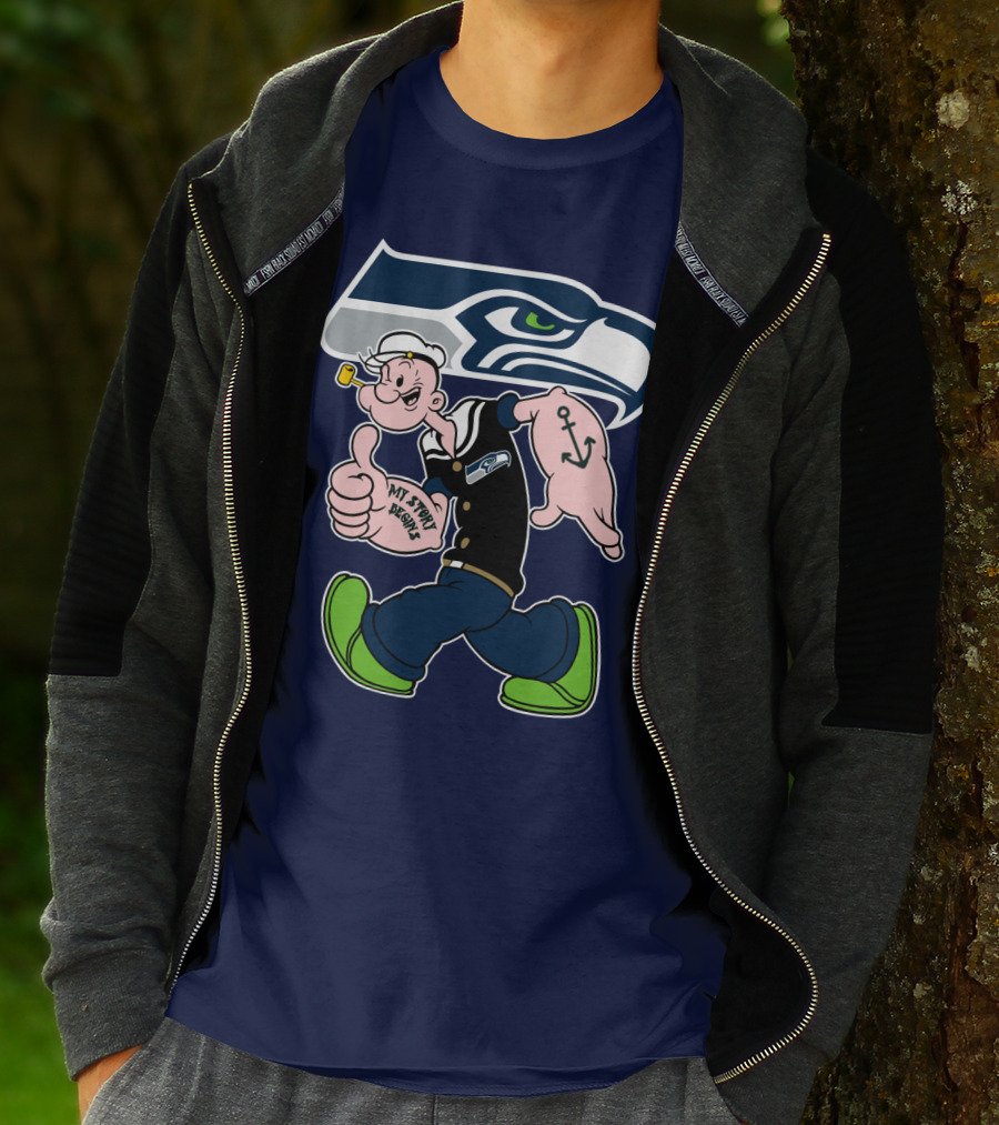 Seahawks Popeye My Jerry Bryant T-Shirt