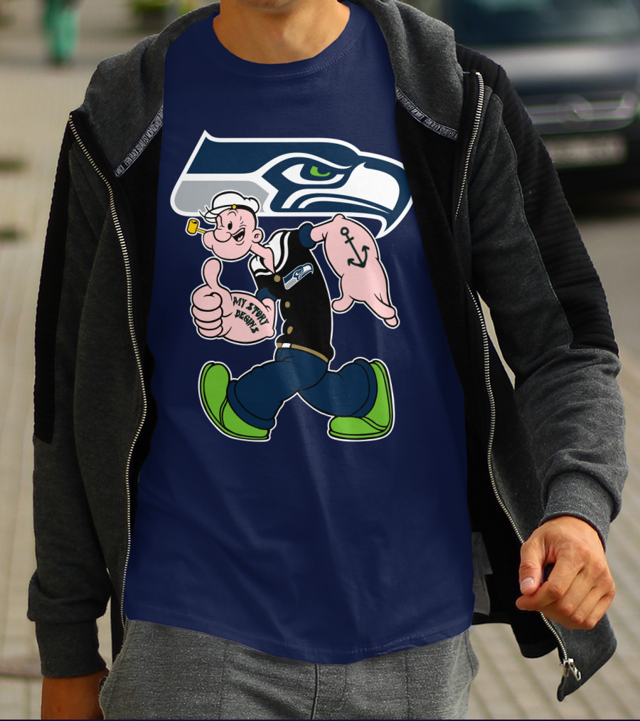 Seahawks Popeye My Jerry Bryant T-Shirt