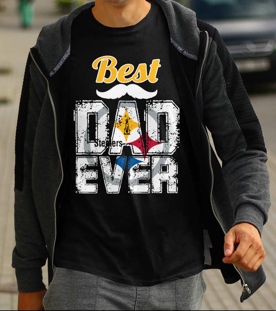 Best Steelers Dad Ever T-Shirt