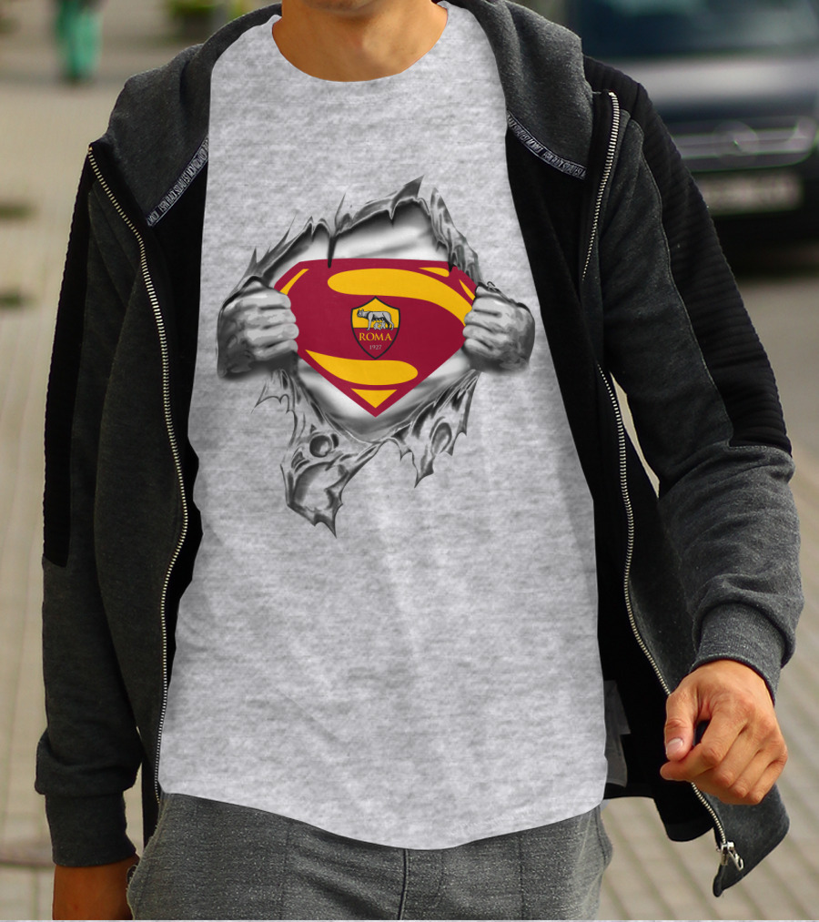 As Roma 1927 Superman Shield T-Shirt