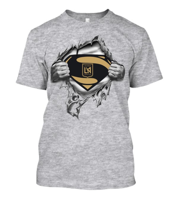 Los Angeles Fc Superman Logo Fusion T-Shirt
