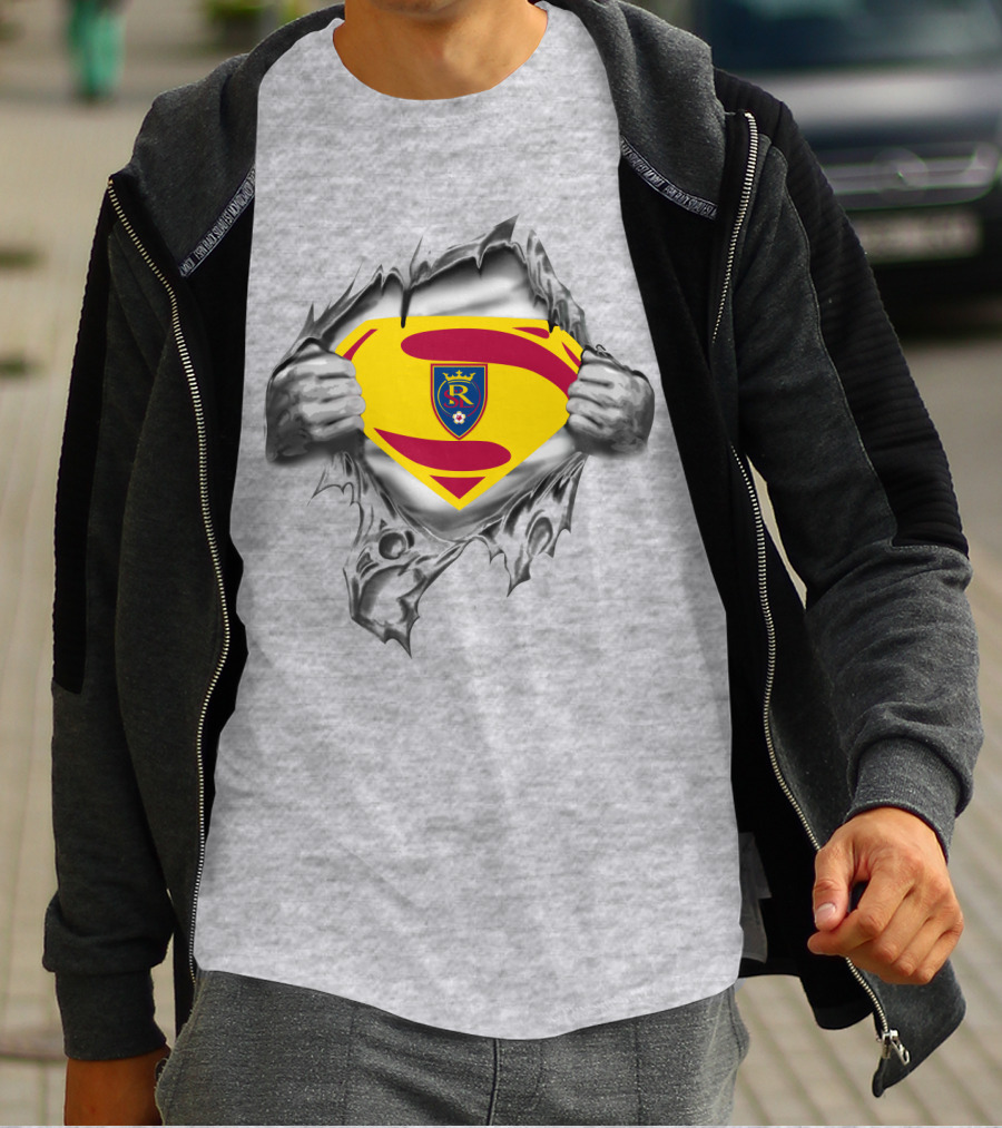 Real Salt Lake Superhero Crest T-Shirt