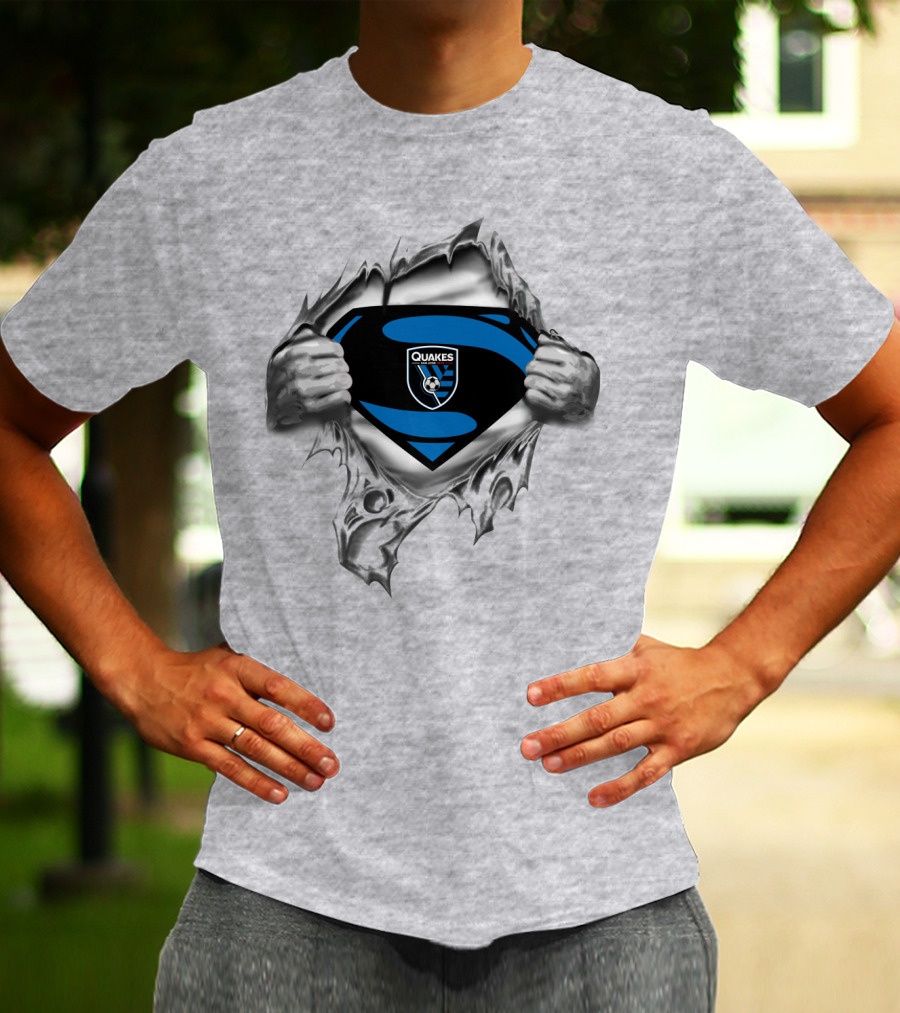 Quakes Super Logo San Jose Earthquakes T-Shirt