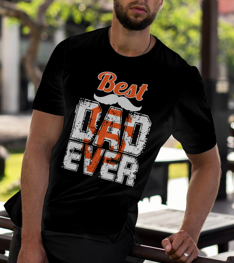 Best Dad Ever Giants Fan T-Shirt