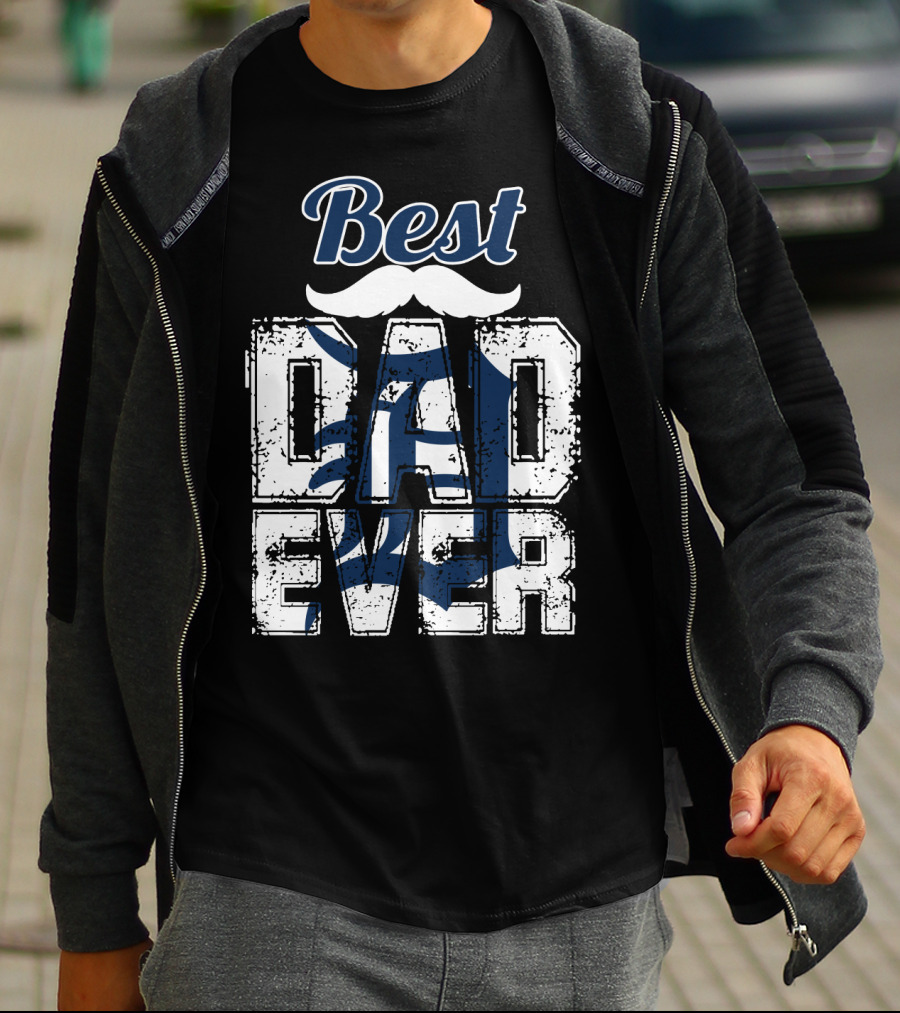 Best Dad Ever Tigers T-Shirt