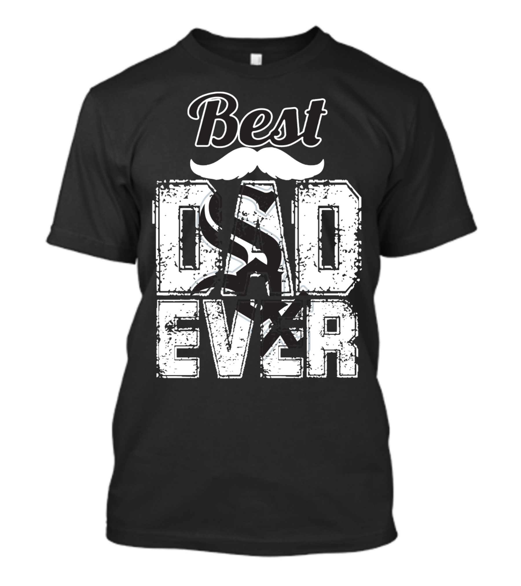 Best Dad Ever White Sox T-Shirt