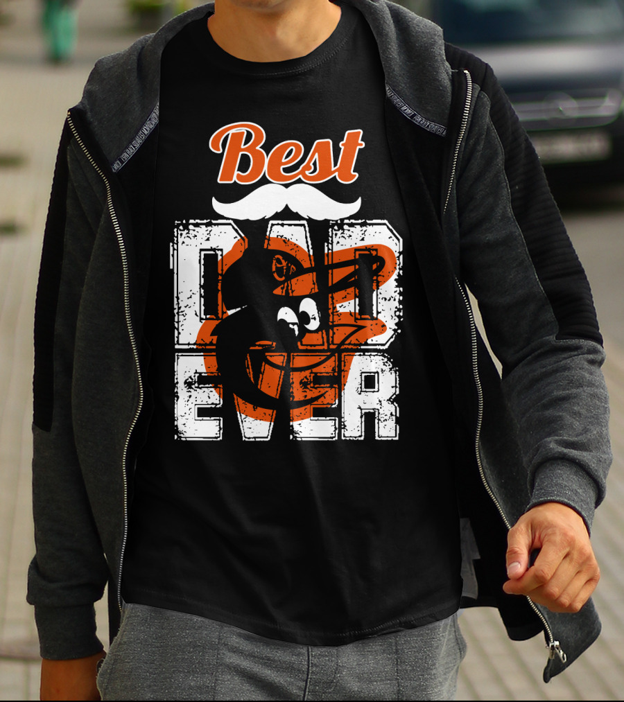 Best Dad Ever Orioles T-Shirt